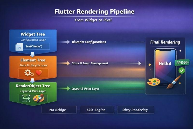 Flutter Widget Fundamentals - Cơ chế hoạt động bên trong Widget