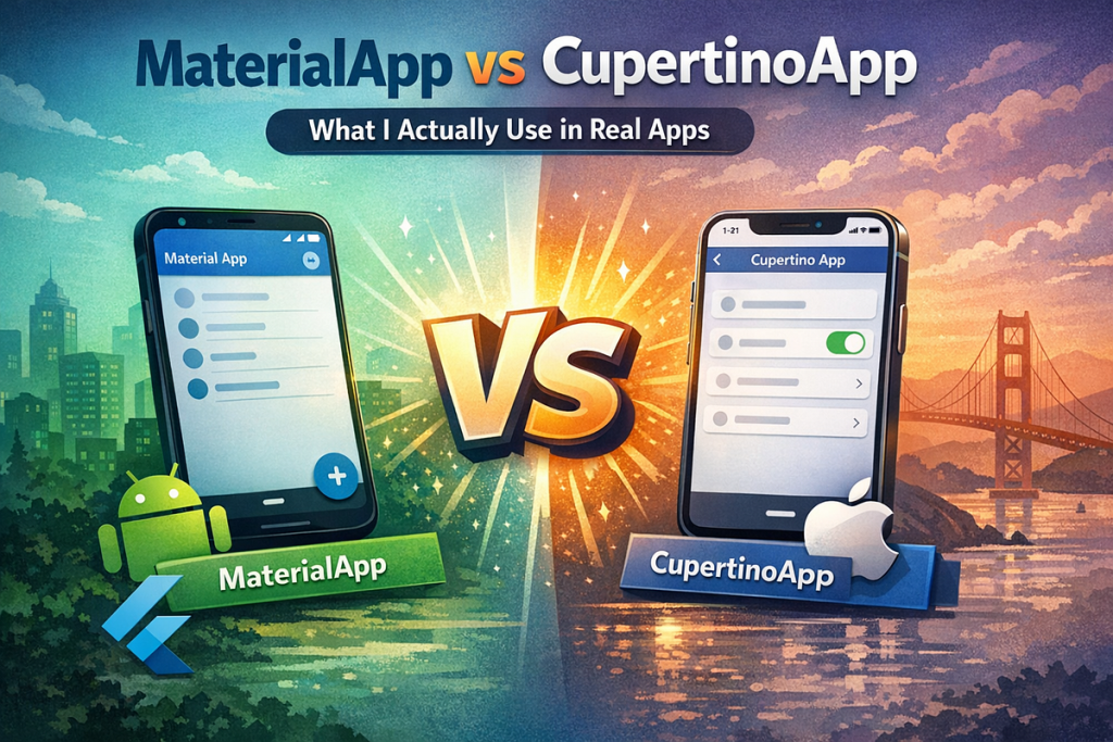 Material & Cupertino