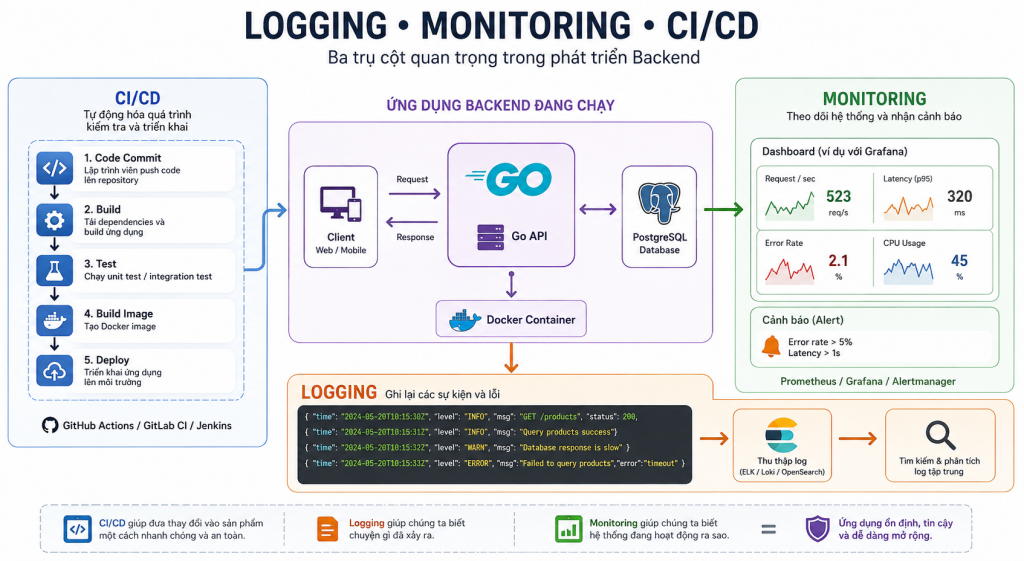 Logging - Monitoring - CI/CD