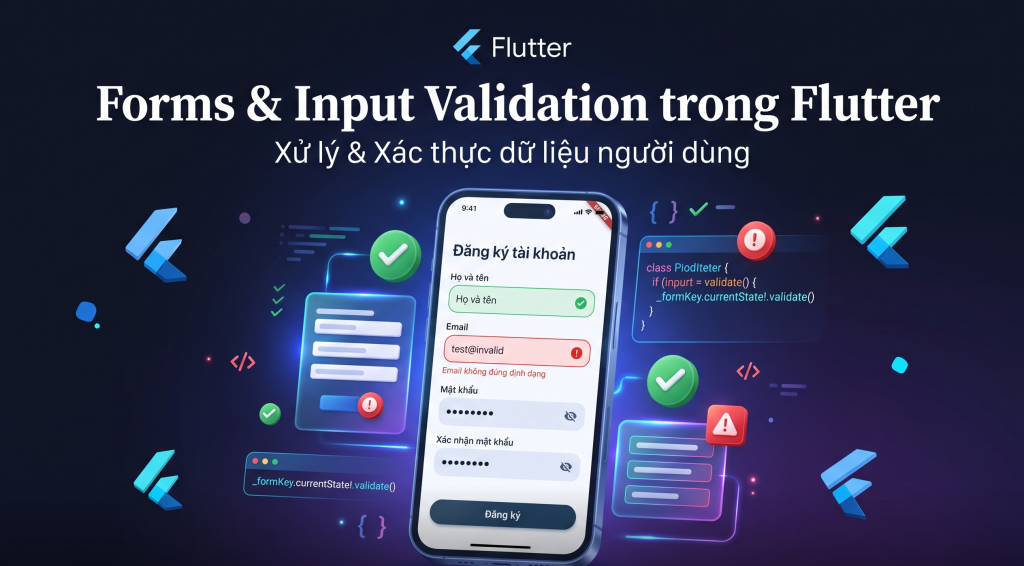 Forms & Input Validation trong Flutter