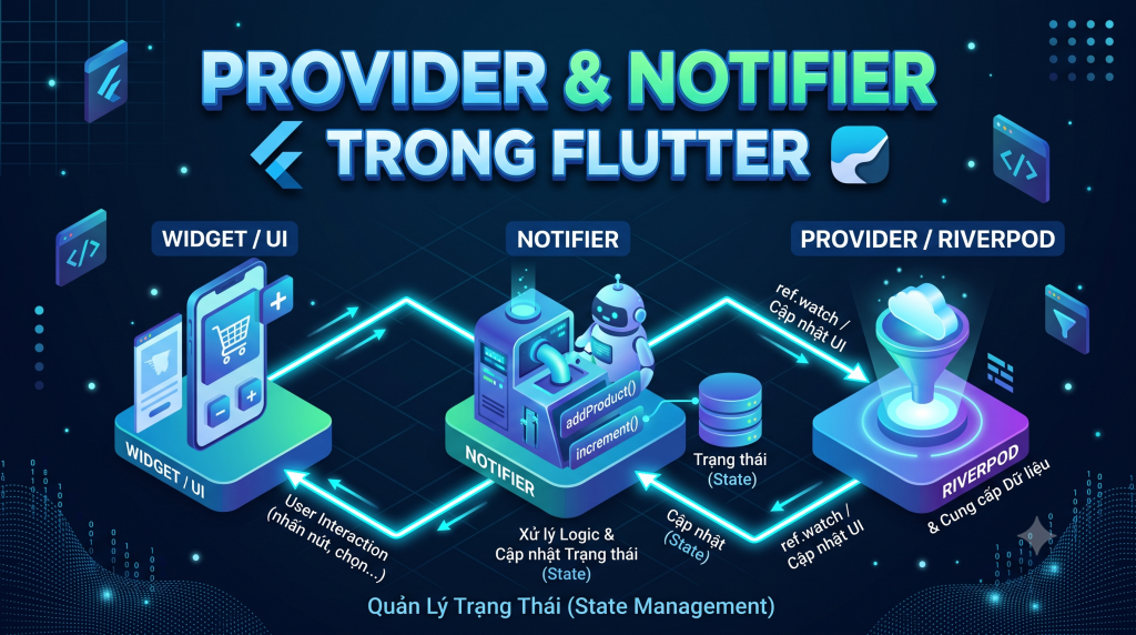Provider & Notifier trong Flutter